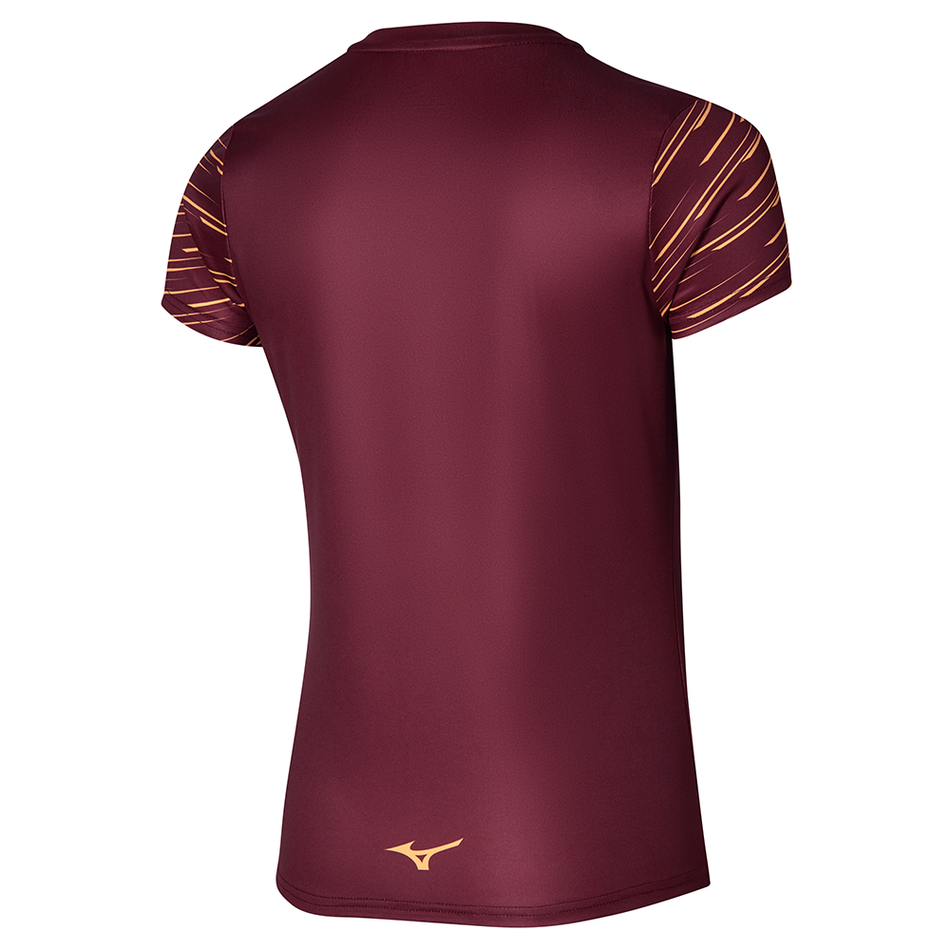 Mizuno Athletics Graphic Tee Cabernet